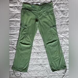 G1 Basic Goods Green Straight Mid-rise Cargo Pants Gorpcore Outdoor y2k Grunge-8